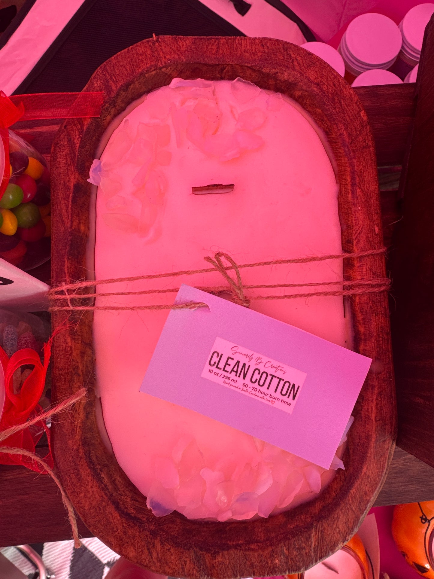 Clean Cotton Dough Bowl