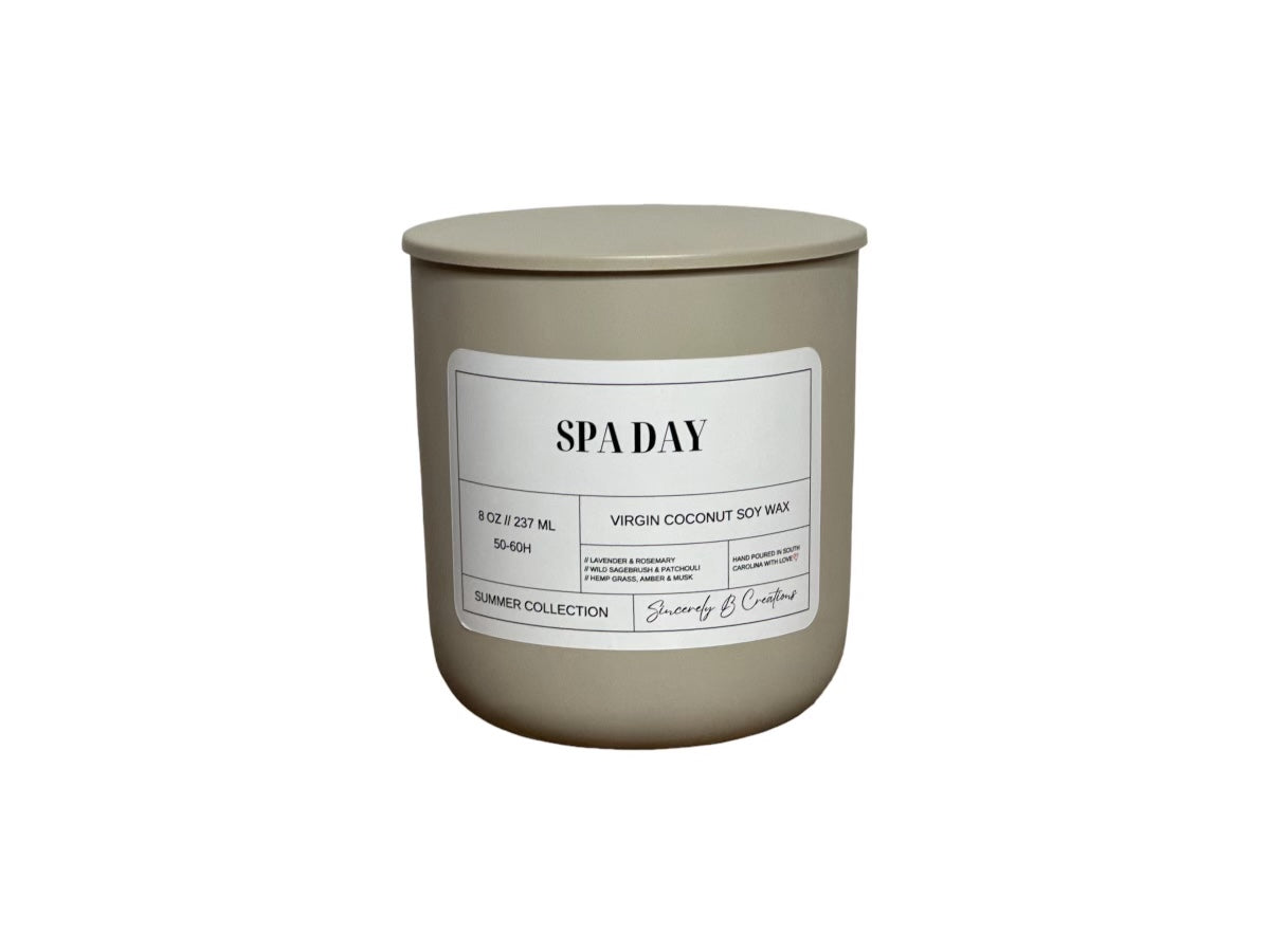 Spa Day 8oz Candle