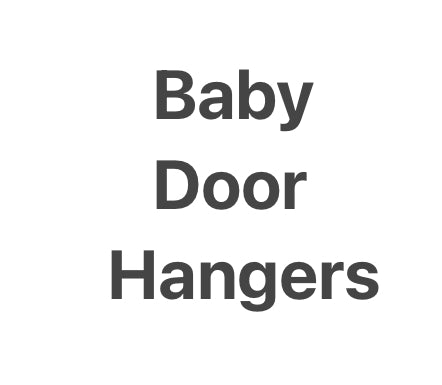 Baby Door Hanger (Click for Options)